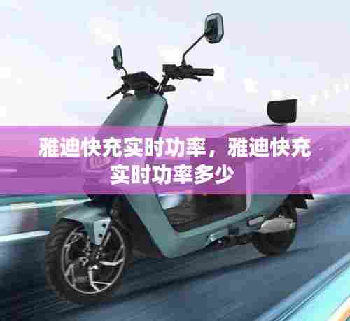 雅迪快充实时功率,雅迪快充实时功率多少