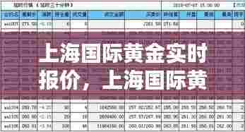 上海国际黄金实时报价，上海国际黄金实时报价 