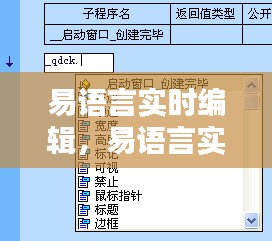 易语言实时编辑,易语言实时获取时间