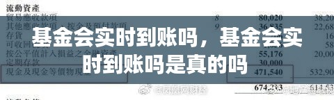 基金会实时到账吗,基金会实时到账吗是真的吗