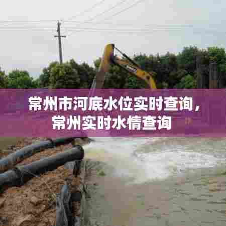 常州市河底水位实时查询,常州实时水情查询