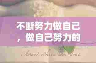 不断努力做自己,做自己努力的说说