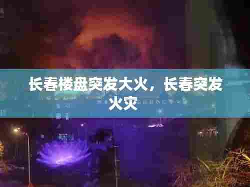 长春楼盘突发大火,长春突发火灾