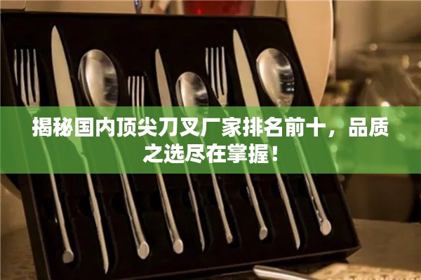 揭秘国内顶尖刀叉厂家排名前十,品质之选尽在掌握!
