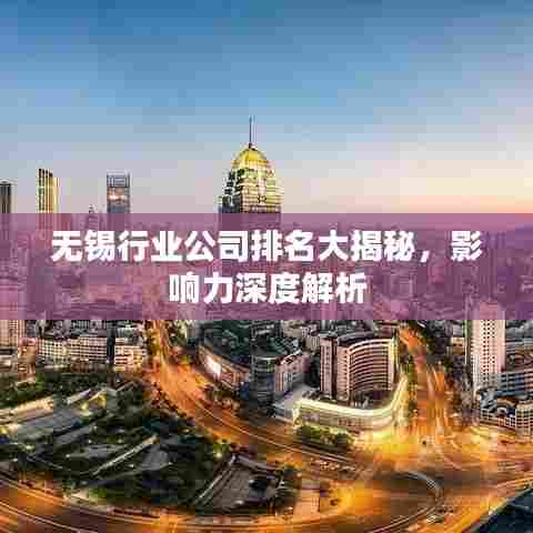 无锡行业公司排名大揭秘，影响力深度解析