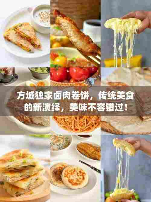 方城独家卤肉卷饼,传统美食的新演绎,美味不容错过!