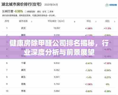 健康房除甲醛公司排名揭秘,行业深度分析与前景展望