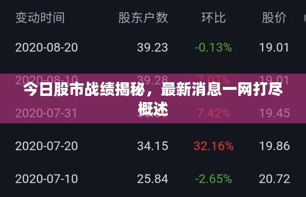 今日股市战绩揭秘,最新消息一网打尽概述